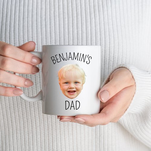 Personalized Baby Face Dad Mom Grandpa Grandma Mug