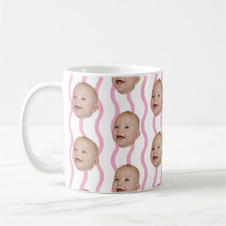 Personalized Baby Face Father's Day Gift For Dad Coffee Mug