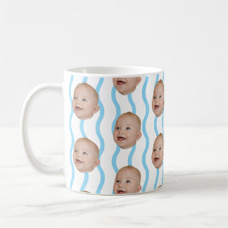 Personalized Baby Face Father's Day Gift For Dad Coffee Mug