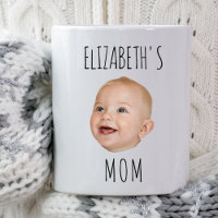 Personalized Baby Face Photo Dad Mom Birthday Gift Mug