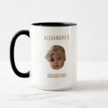 Personalized Baby Face Photo For Grandpa Birthday  Mug<br><div class="desc">Personalized Baby Face Photo For Grandpa Birthday</div>