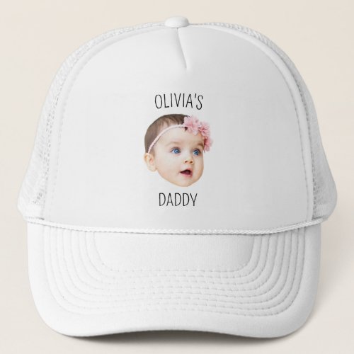 Personalized Baby Face Photo Funny Trucker Hat