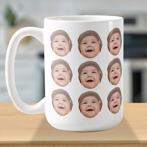 Personalized Baby Face Photos Cute Coffee Mug