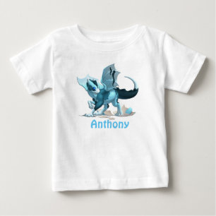Personalized Baby Fine Jersey T-Shirt/Dragon T-Shirt