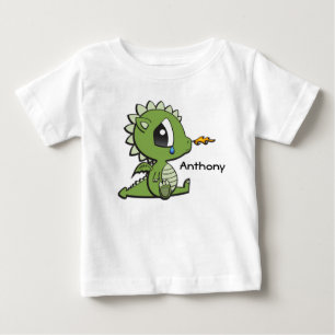 Personalized Baby Fine Jersey T-Shirt/Dragon T-Shirt