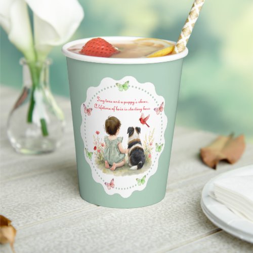 Personalized Baby Girl and her Puppy Baby Shower 
