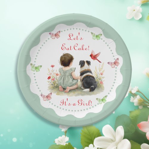 Personalized Baby Girl and her Puppy Baby Shower 