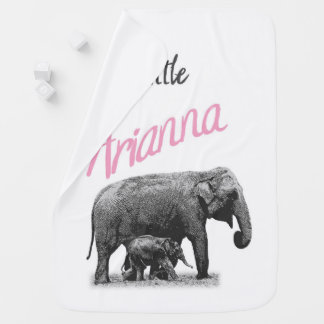 Personalized Baby Girl Blanket "Little Arianna"