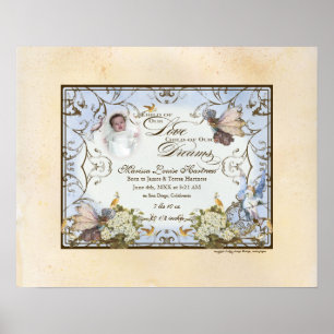 Personalized Baby Girl - Enchanted Faerie Princess Poster