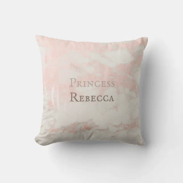 Personalized Baby Girl gift custom Princess Name Throw Pillow | Zazzle