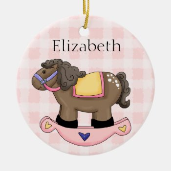 Personalized Baby Girl Ornament by pmcustomgifts at Zazzle