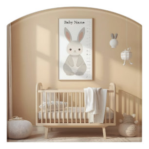 Personalized Baby Growth Chart – Cute Animal Nurse Door Sign