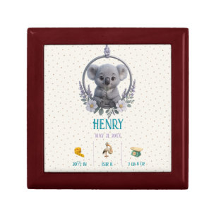 Personalized Baby Keepsake Box – Baby Koala
