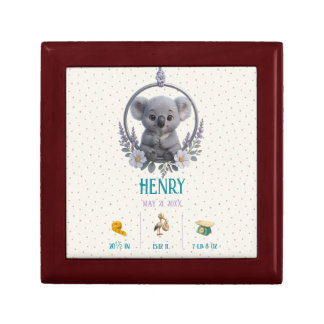 Personalized Baby Keepsake Box – Baby Koala