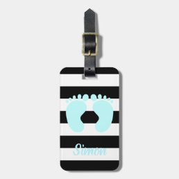 Personalized baby luggage tag