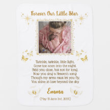 Personalized Baby Memorial Baby Blanket