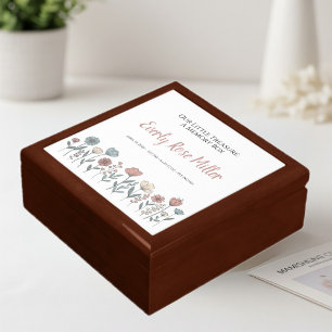 Personalized Baby Memory Box – Wooden Keepsake Box