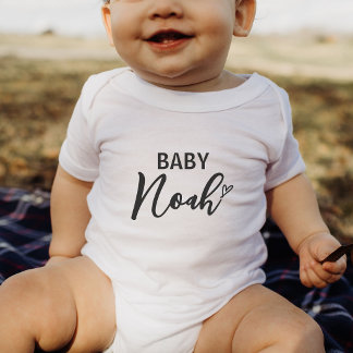 Personalized Baby Name Announcement Gift Bodysuit