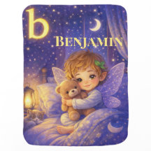 Personalized Baby Name B Fairy Nursery Gift