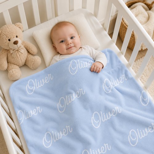 Personalized Baby Name Blanket