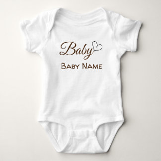 Personalized Baby Name Pregnancy Announcement Baby Bodysuit