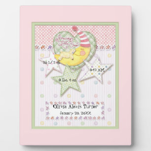 Personalized Baby Name Wall Nursery Art for Girl Plaque