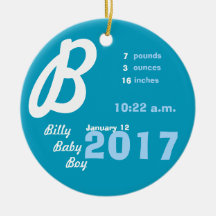 Personalized Baby Ornament
