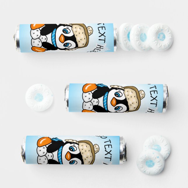 Personalized Baby Penguin Favors (Assorted)