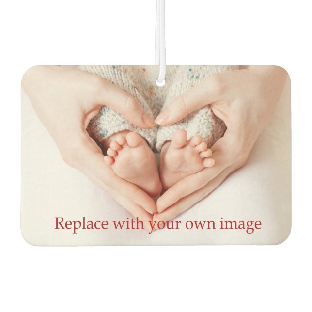 Personalized Baby photo Air Freshener (Front)