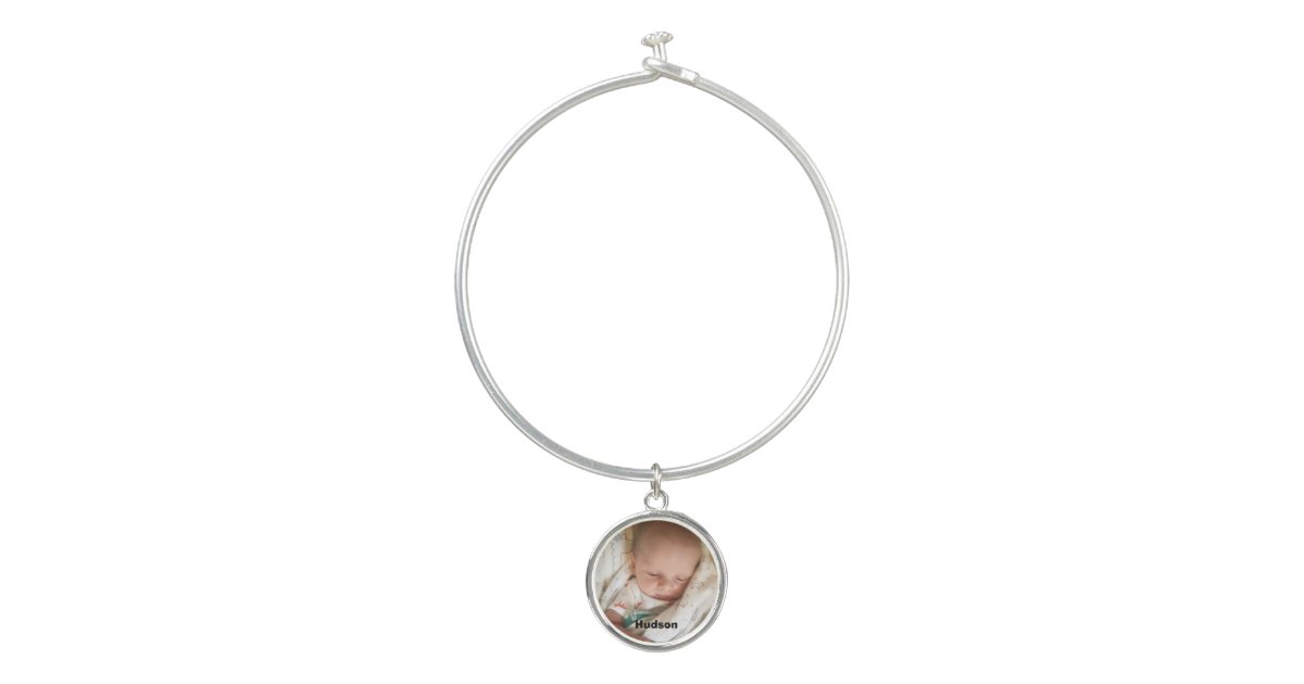 Personalized Baby Photo Charm Bracelets Zazzle