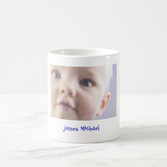 Personalized Baby Photo Coffee Mug (Center)