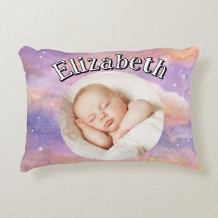 Personalized Baby Photo   Custom Baby Picture Accent Pillow