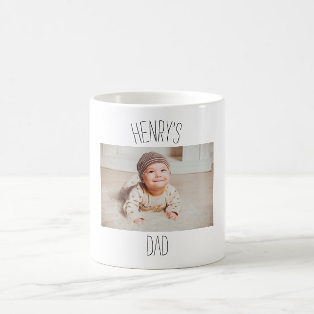 Personalized baby photo mug (Center)