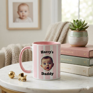 Personalized Baby Photo Mug – Custom Father’s Day