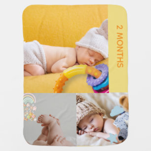 Personalized Baby Photo & Name Fleece Blanket