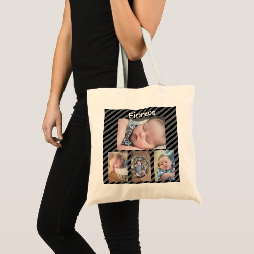 Personalized Baby Photo Tote Bag