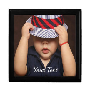 Personalized Baby Photo Wooden Keepsake Box