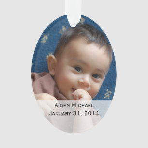 Personalized Baby Photos Ornament