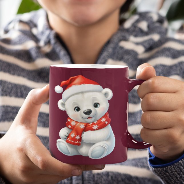 Personalized Baby Polar Bear Kids Mug (Creator Uploaded)