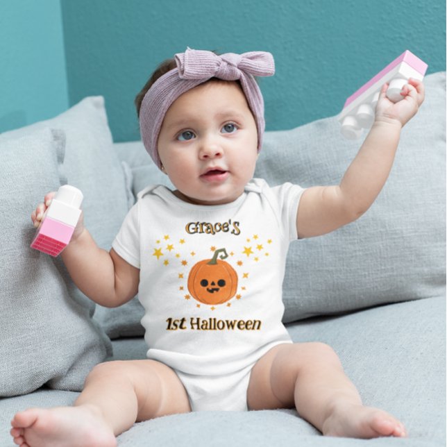 Personalized Baby’s 1st Halloween Bodysuit  (Creator Uploaded)