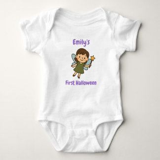 Personalized Baby’s First Halloween – Cute Fairy Baby Bodysuit
