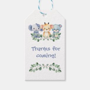 Personalized Baby Safari Animals  Gift Tags