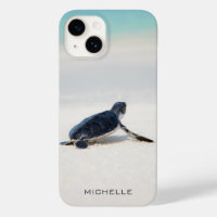 Personalized Baby Sea Turtle Beach Journey