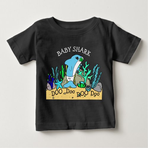 Personalized Baby Shark Babys Baby T_Shirt