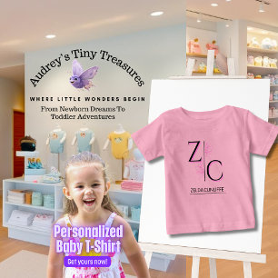 Personalized Baby Short Sleeve T-Shirt
