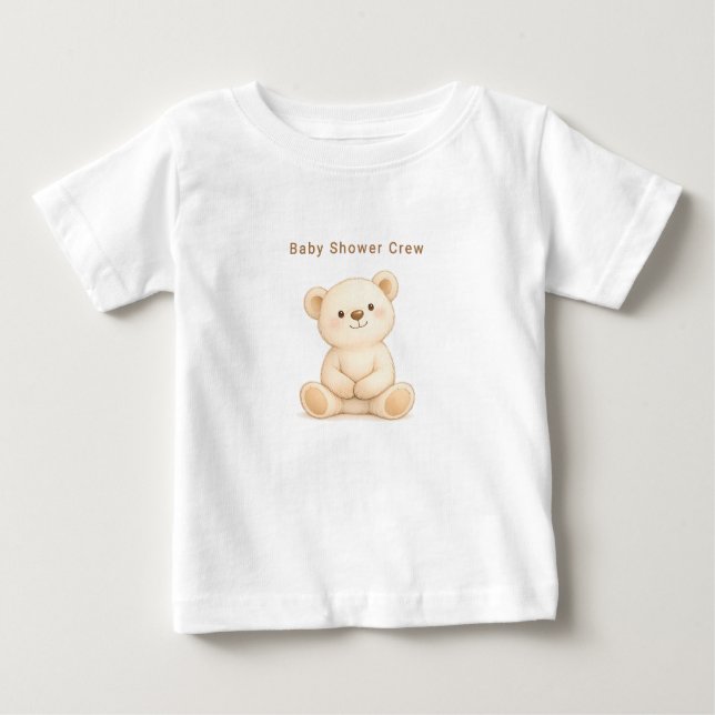 Personalized Baby Shower Baby T-Shirt (Front)