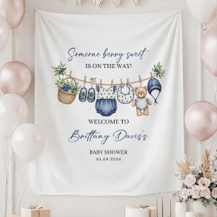Personalized Baby Shower Backdrop Banner, Custom