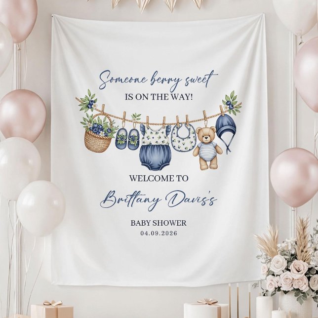 Personalized Baby Shower Backdrop Banner, Custom (Creator Uploaded)