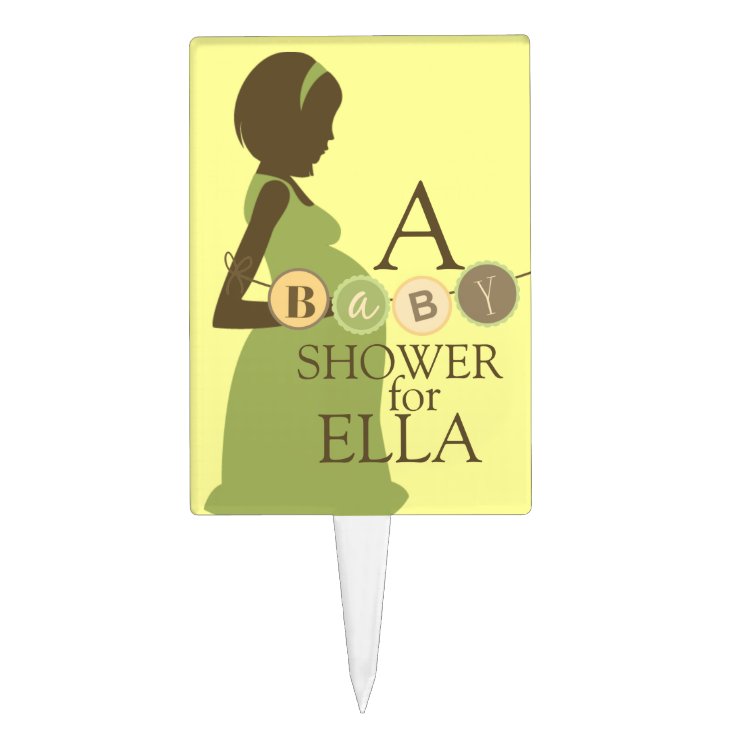Personalized Baby Shower Cake Topper Zazzle