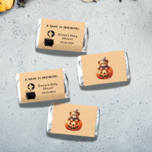 Personalized Baby Shower Halloween Party Favors